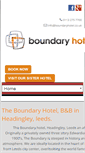 Mobile Screenshot of boundaryhotel.co.uk